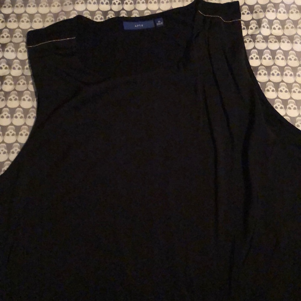 Black fashion tank top